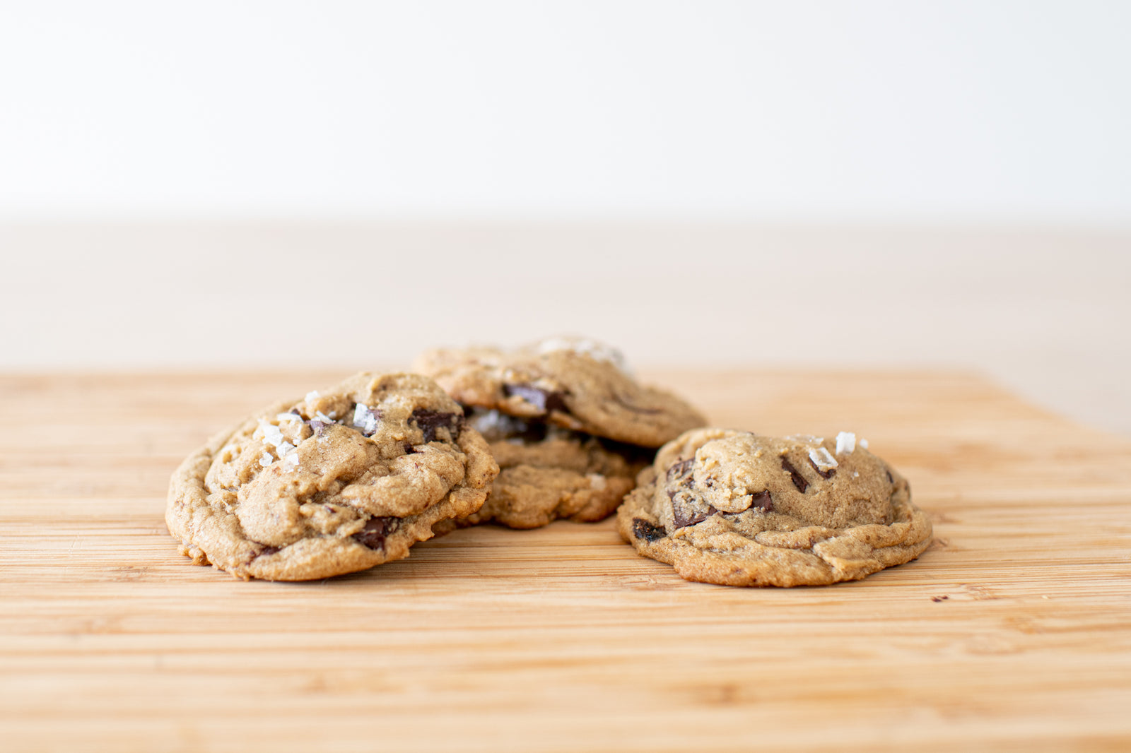 Salted Dark Chocolate Chunk Cookies