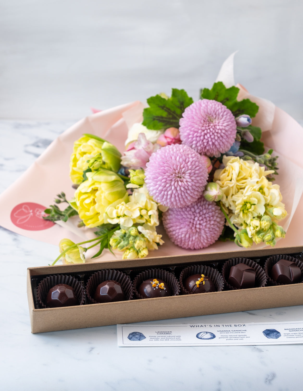 Mother&#39;s Day Truffle + Flower Bundle
