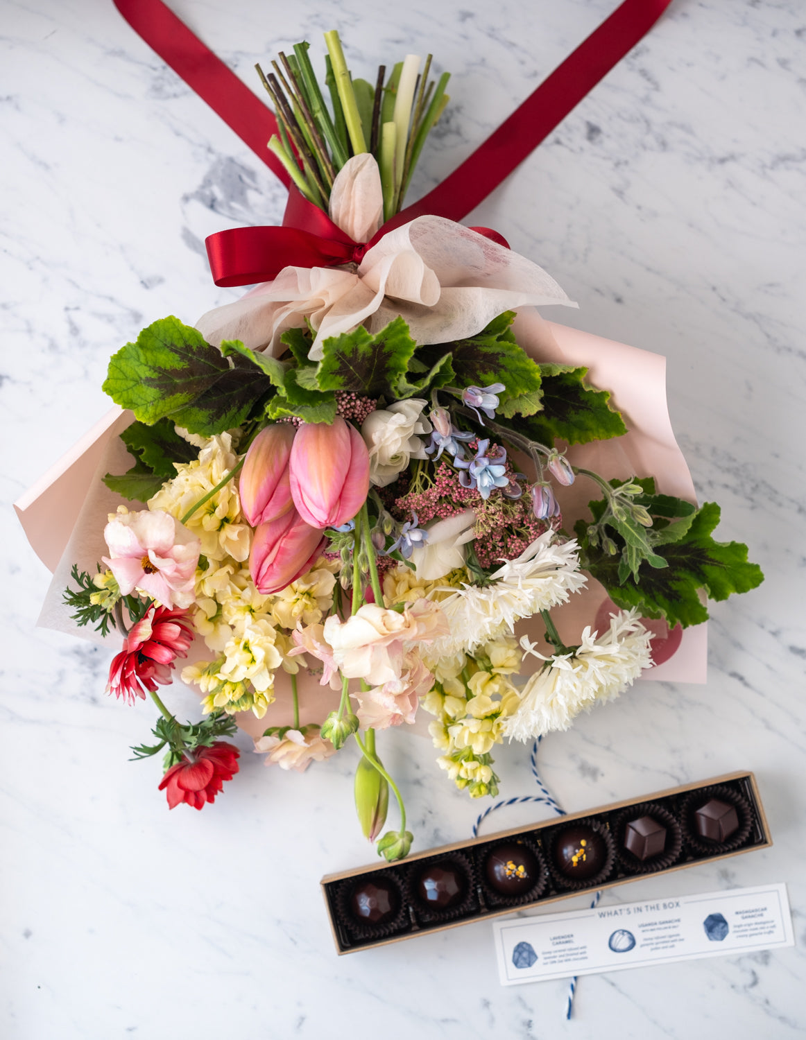 Mother&#39;s Day Truffle + Flower Bundle